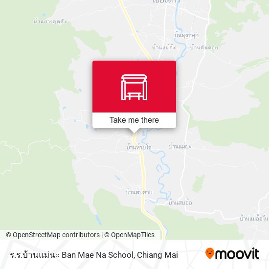 ร.ร.บ้านแม่นะ Ban Mae Na School map