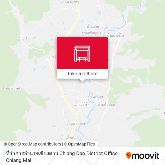 ที่ว่าการอำเภอเชียงดาว Chiang Dao District Office map
