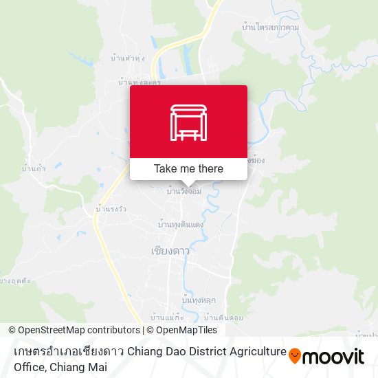 เกษตรอำเภอเชียงดาว Chiang Dao District Agriculture Office map