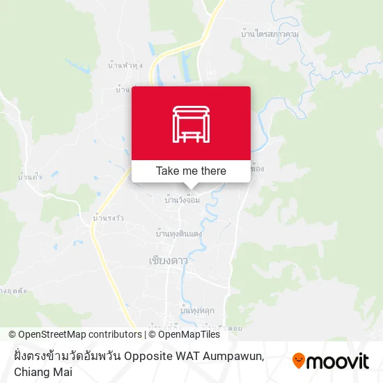 ฝั่งตรงข้ามวัดอัมพวัน Opposite WAT Aumpawun map