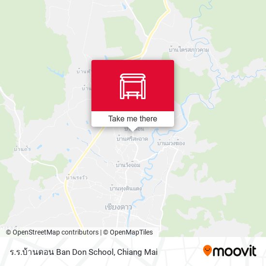 ร.ร.บ้านดอน Ban Don School map