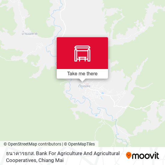 ธนาคารธกส.  Bank For Agriculture And Agricultural Cooperatives map