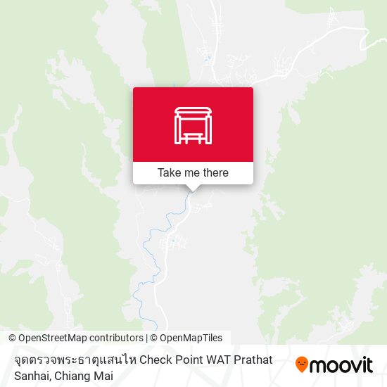 จุดตรวจพระธาตุแสนไห Check Point WAT Prathat Sanhai map