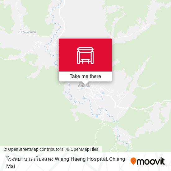 โรงพยาบาลเวียงแหง Wiang Haeng Hospital map