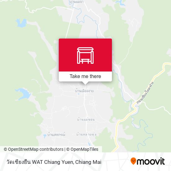 วัดเชียงยืน WAT Chiang Yuen map