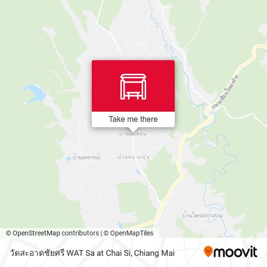 วัดสะอาดชัยศรี WAT Sa at Chai Si map