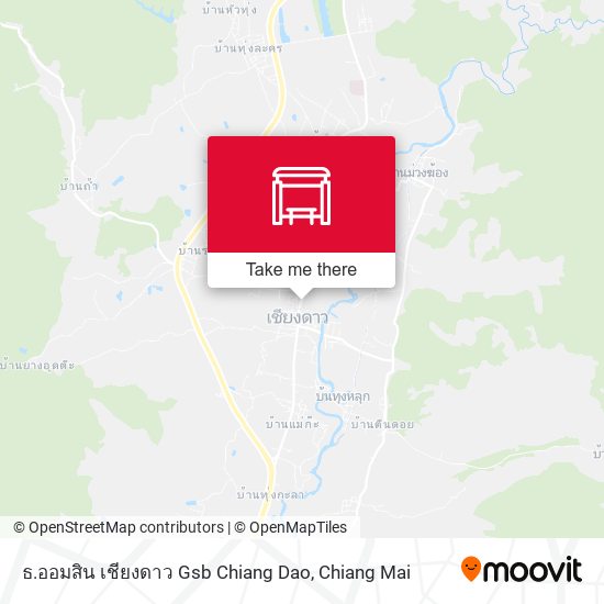 ธ.ออมสิน เชียงดาว Gsb Chiang Dao map