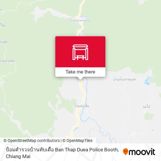 ป้อมตำรวจบ้านทับเดื่อ Ban Thap Duea Police Booth map