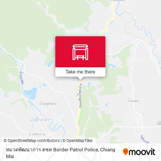 หมวดพัฒนาการ ตชด Border Patrol Police map