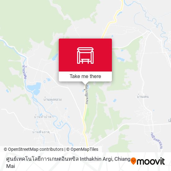 ศูนย์เทคโนโลยีการเกษตอินทขิล Inthakhin Argi map