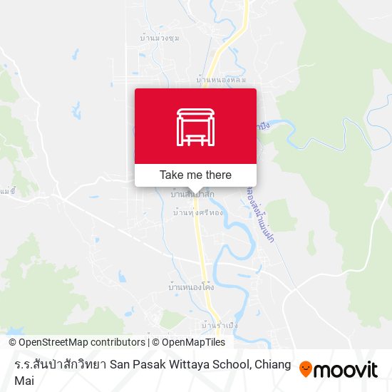 ร.ร.สันป่าสักวิทยา San Pasak Wittaya School map