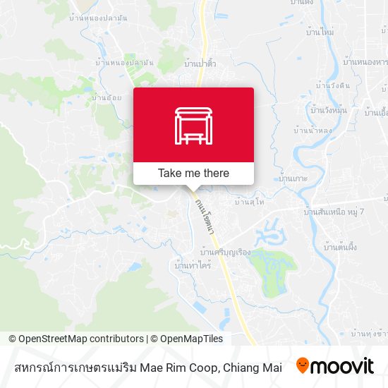 สหกรณ์การเกษตรแม่ริม Mae Rim Coop map