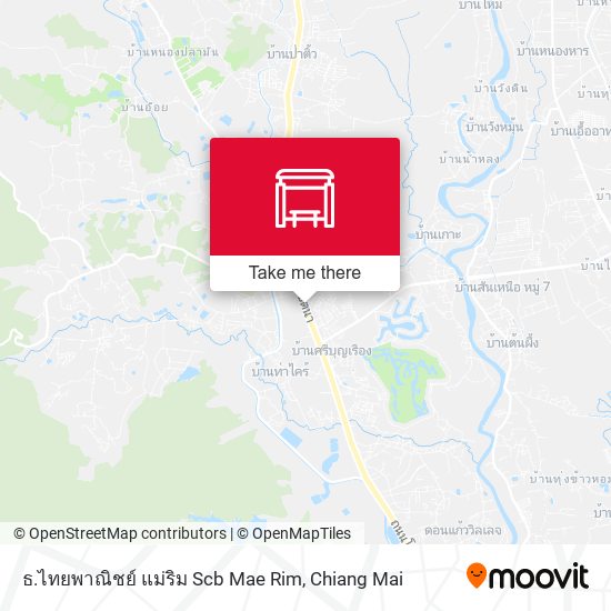 ธ.ไทยพาณิชย์ แม่ริม Scb Mae Rim map