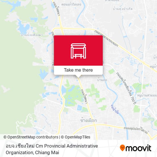 อบจ.เชียงใหม่ Cm Provincial Administrative Organization map