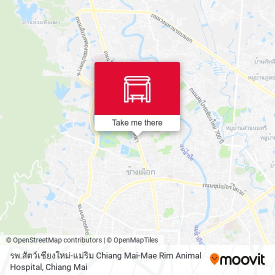 รพ.สัตว์เชียงใหม่-แม่ริม Chiang Mai-Mae Rim Animal Hospital map