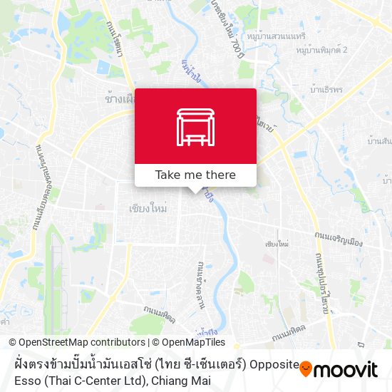 ฝั่งตรงข้ามปั๊มน้ำมันเอสโซ่ (ไทย ซี-เซ็นเตอร์) Opposite Esso (Thai C-Center Ltd) map
