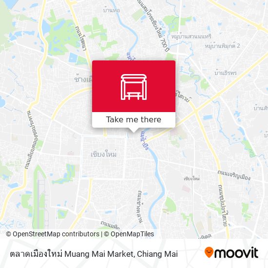 ตลาดเมืองใหม่ Muang Mai Market map