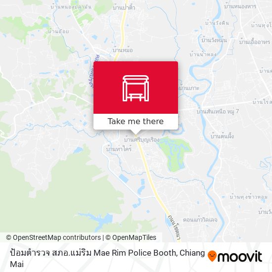ป้อมตำรวจ สภอ.แม่ริม Mae Rim Police Booth map