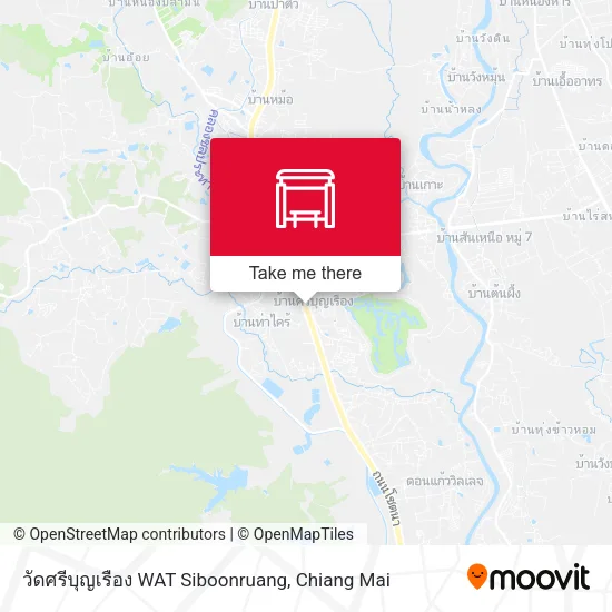 วัดศรีบุญเรือง WAT Siboonruang map