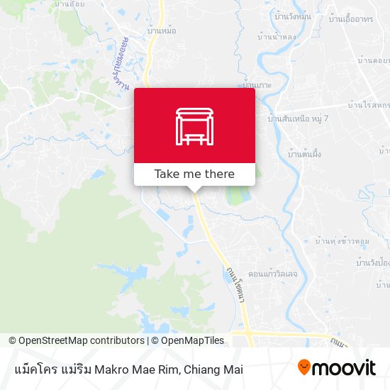 แม็คโคร แม่ริม Makro Mae Rim map