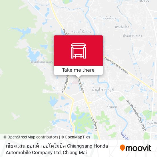 เชียงแสน ฮอนด้า ออโตโมบิล Chiangsang Honda Automobile Company Ltd map