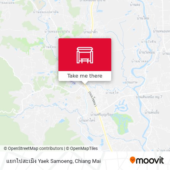 แยกไปสะเมิง Yaek Samoeng map