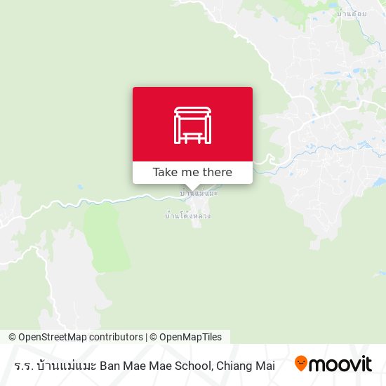 ร.ร. บ้านแม่แมะ Ban Mae Mae School map