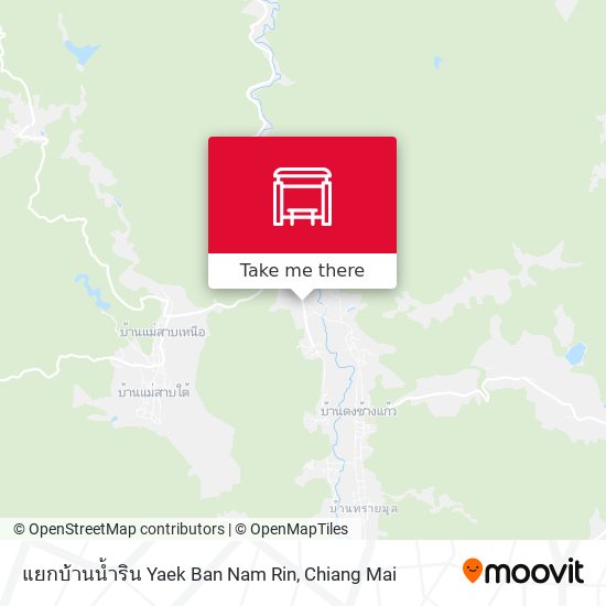 แยกบ้านน้ำริน Yaek Ban Nam Rin map