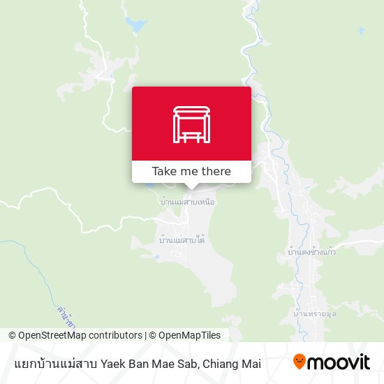 แยกบ้านแม่สาบ Yaek Ban Mae Sab map