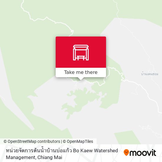 หน่วยจัดการต้นน้ำบ้านบ่อแก้ว Bo Kaew Watershed Management map
