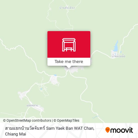สามแยกบ้านวัดจันทร์ Sam Yaek Ban WAT Chan map