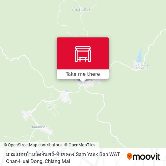 สามแยกบ้านวัดจันทร์-ห้วยดอง Sam Yaek Ban WAT Chan-Huai Dong map