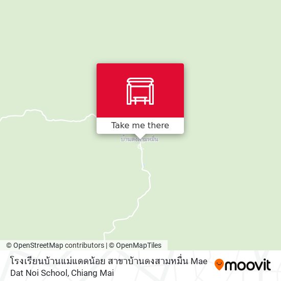โรงเรียนบ้านแม่แดดน้อย สาขาบ้านดงสามหมื่น Mae Dat Noi School map