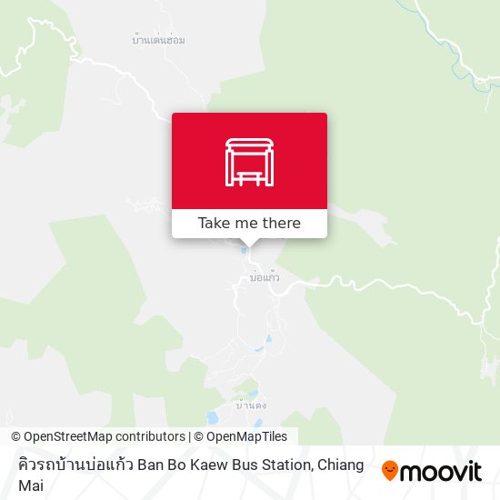 คิวรถบ้านบ่อแก้ว Ban Bo Kaew Bus Station map