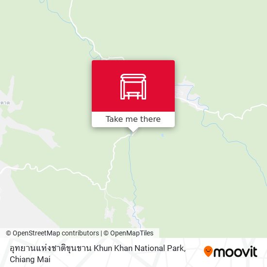 อุทยานแห่งชาติขุนขาน Khun Khan National Park map