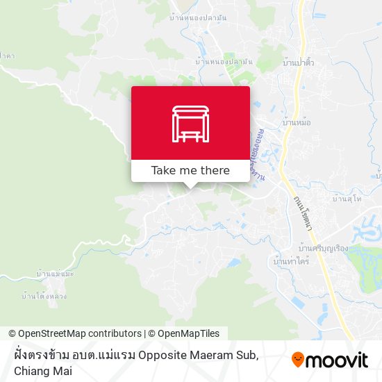 ฝั่งตรงข้าม อบต.แม่แรม Opposite Maeram Sub map