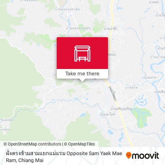 ฝั่งตรงข้ามสามแยกแม่แรม Opposite Sam Yaek Mae Ram map