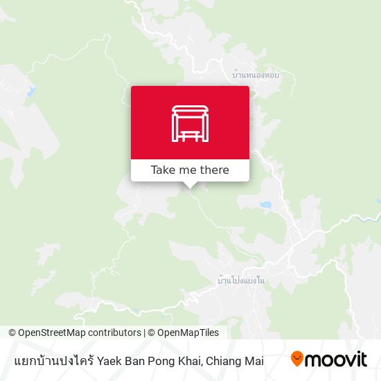 แยกบ้านปงไคร้ Yaek Ban Pong Khai map