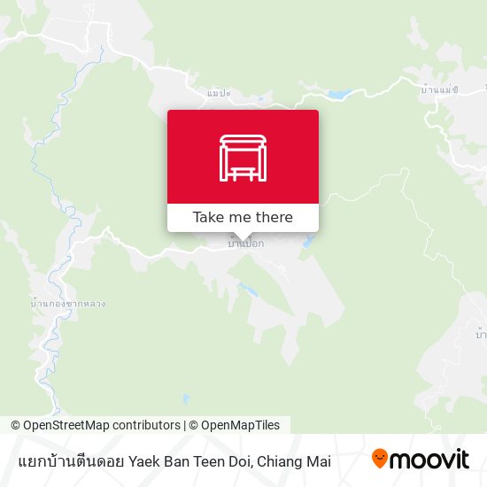 แยกบ้านตีนดอย Yaek Ban Teen Doi map