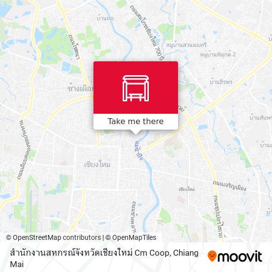 สำนักงานสหกรณ์จังหวัดเชียงใหม่ Cm Coop map