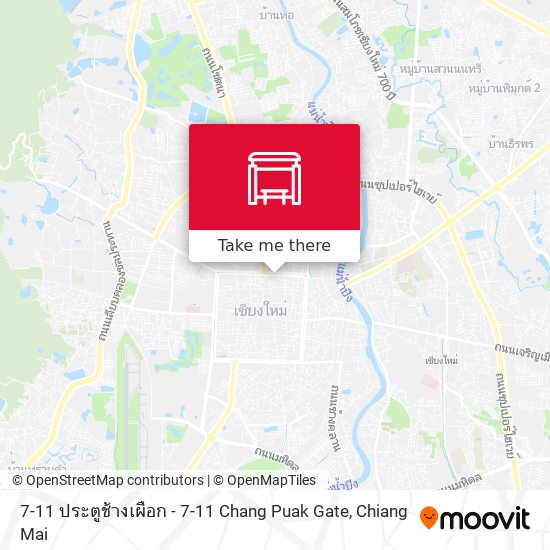 7-11 ประตูช้างเผือก - 7-11 Chang Puak Gate map