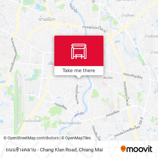 ถนนช้างคลาน - Chang Klan Road map