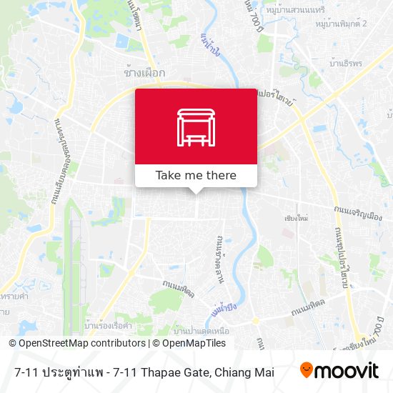 7-11 ประตูท่าแพ - 7-11 Thapae Gate map