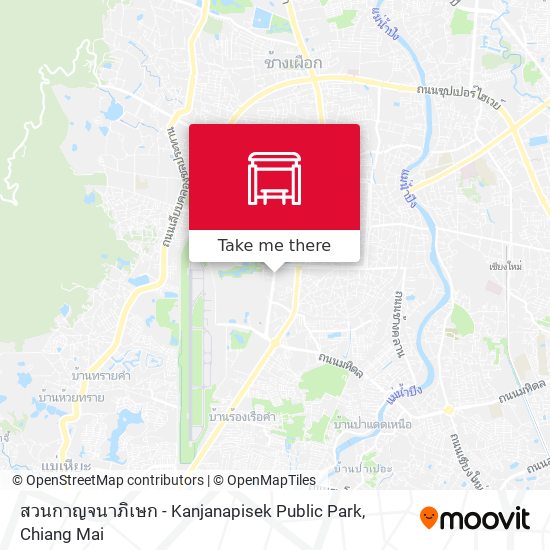 สวนกาญจนาภิเษก - Kanjanapisek Public Park map