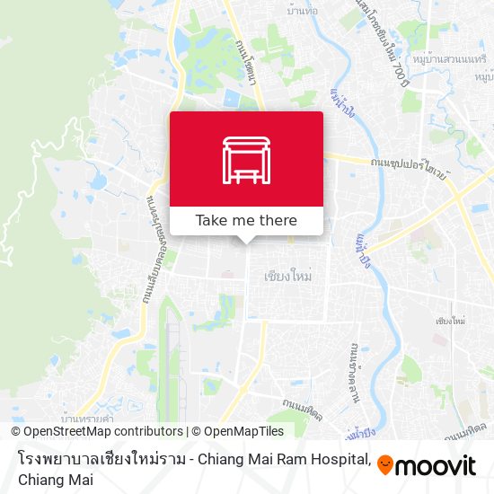 โรงพยาบาลเชียงใหม่ราม - Chiang Mai Ram Hospital map