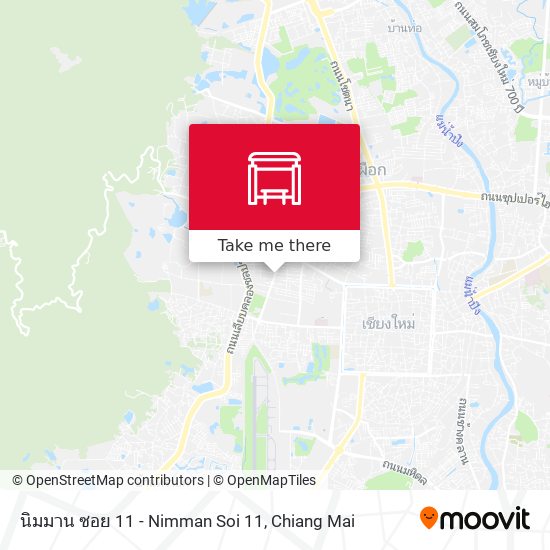 นิมมาน ซอย 11 - Nimman Soi 11 map