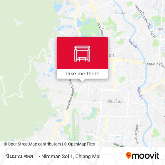 นิมมาน ซอย 1 - Nimman Soi 1 map