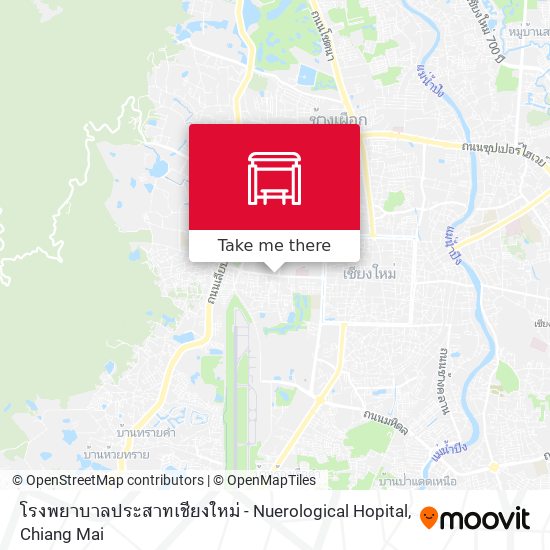 โรงพยาบาลประสาทเชียงใหม่ - Nuerological Hopital map