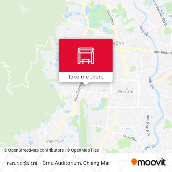 หอประชุม มช. - Cmu Auditorium map
