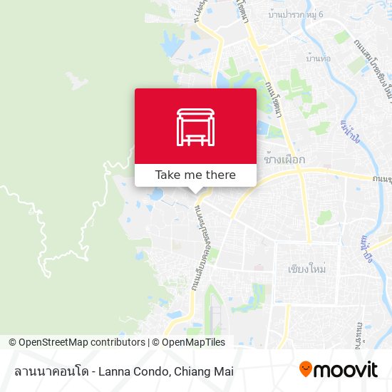 ลานนาคอนโด - Lanna Condo map
